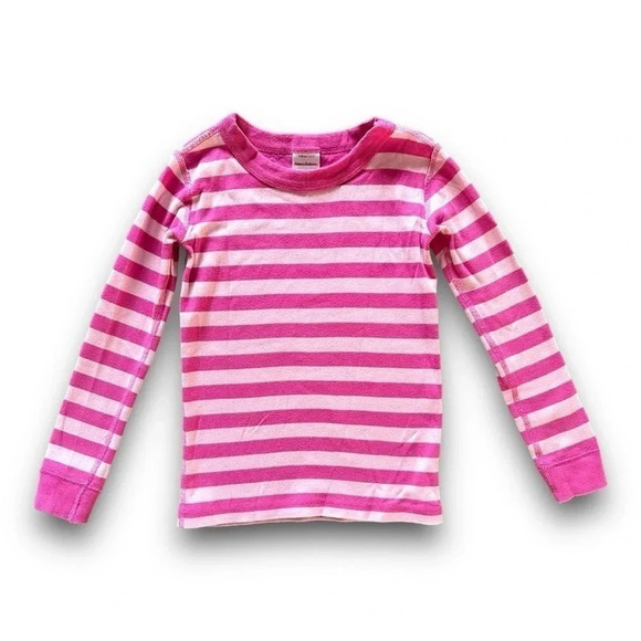 Hanna Andersson | Pink Striped Long John Pajamas (5) 💖 - Picture 2 of 4